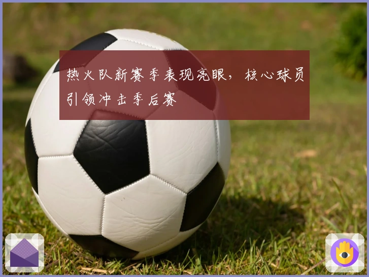 热火队新赛季表现亮眼，核心球员引领冲击季后赛